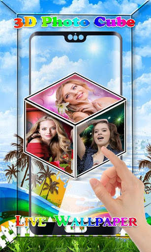 3D Photo Cube Live Wallpaper screenshot 5