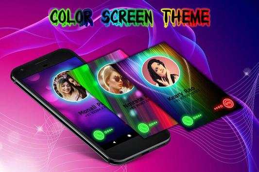 Caller Theme Screen:Color Caller Dialer, LED Flash screenshot 6