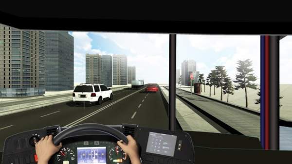 Racing In Bus - Traffic Racer screenshot 4