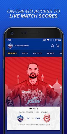 Delhi Capitals Official App screenshot 1