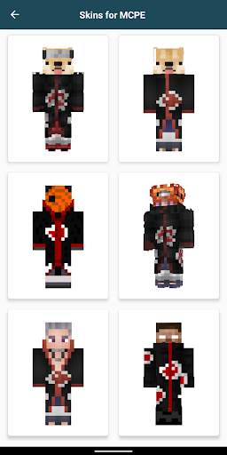 Akatsuki Skin for Minecraft PE screenshot 6