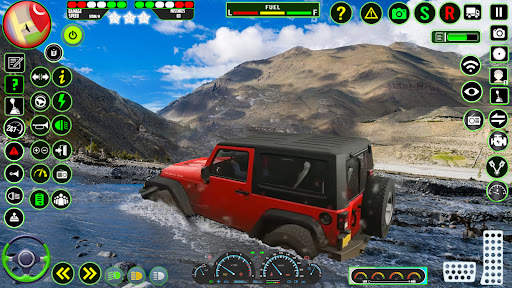 Offroad Jeep Driving Sim 3D screenshot 8