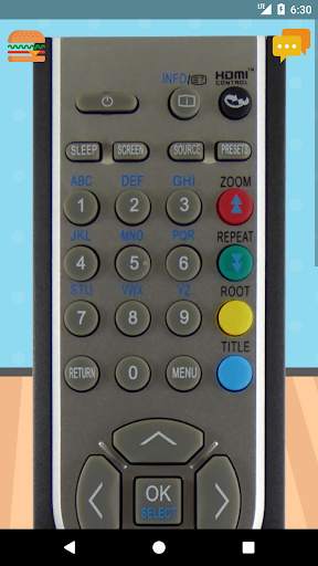 Remote Control For Techwood TV screenshot 2