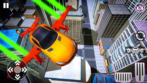 Real Light Flying Car Racing Sim, jogo 2020 screenshot 3