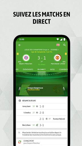 BeSoccer - Résultats de foot screenshot 2