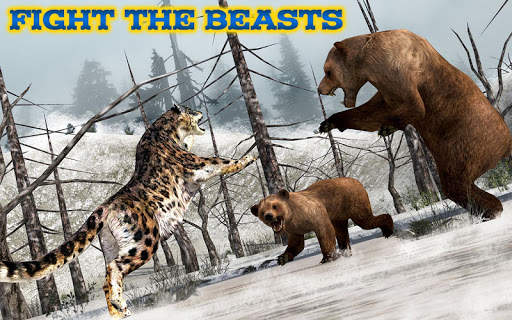 Forest Snow Leopard Sim screenshot 13
