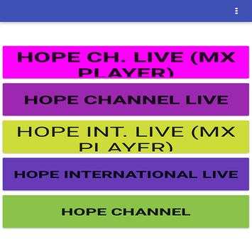 HOPE CHANNEL स्क्रीनशॉट 1
