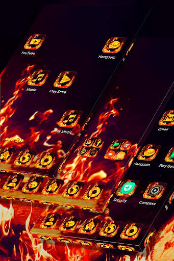 Fire Launcher Theme 2021 скриншот 1