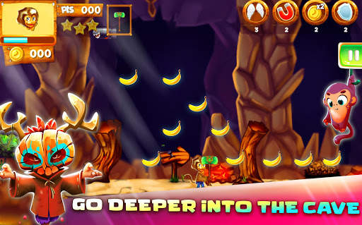 Jungle Monkey Run Adventure Game Forest Run screenshot 5