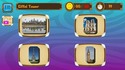 Tap Monuments: General Knowledge, world monuments screenshot 2