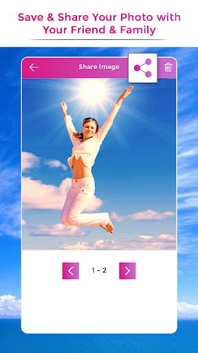 Sky Flying Photo Frames screenshot 5