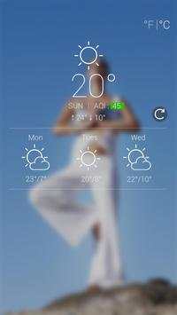 Sexy girl - yoga # iDO Theme screenshot 3