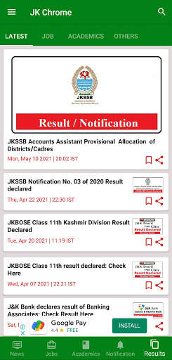 JK Chrome: JK News & Jobs Updates screenshot 5