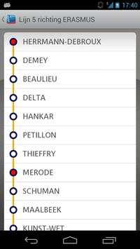 STIB-MIVB screenshot 2