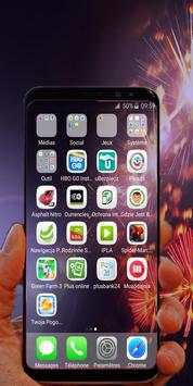 OS 11  launcher for iphone 8 HD screenshot 2