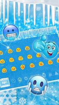 Frozen Crystal Ice Keyboard Theme screenshot 3