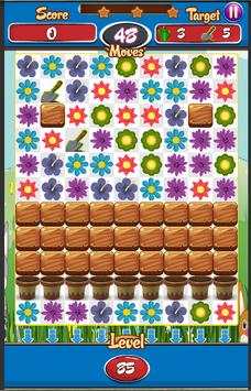 Flower Crush Mania - Match 3 Puzzle screenshot 5
