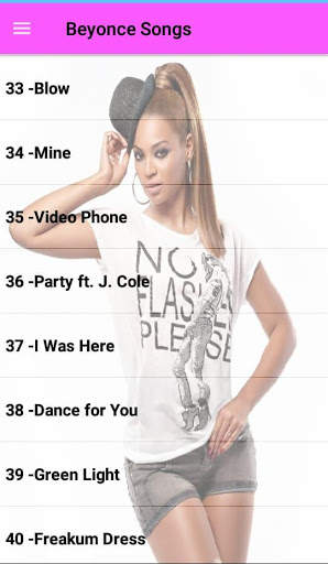 Beyonce Songs Offline (41 songs) screenshot 3