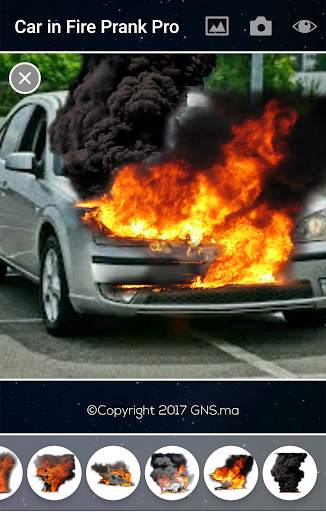 Car in Fire Prank Pro screenshot 2
