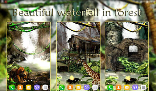 Waterfall Live Wallpaper 3D screenshot 5