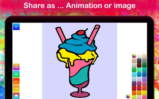 Cake Coloring Pages Game for kids 🎂 screenshot 9