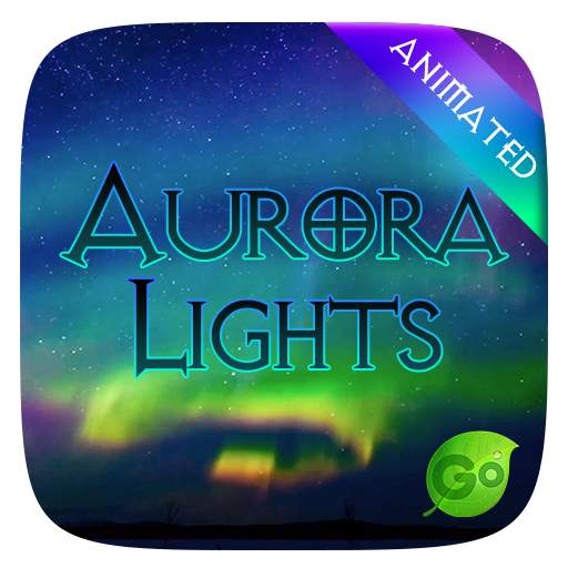 Aurora Lights GO Keyboard Animated Theme 4.5