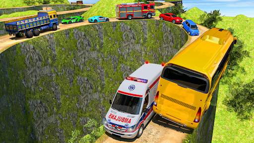 Dangerous Bus Driving Bus Game screenshot 3