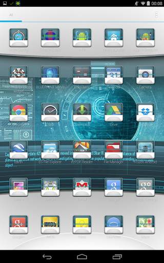 NOVA Launcher Theme - Starship Console screenshot 9