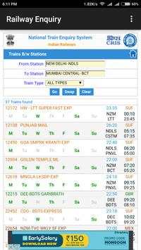 Indian Railway Enquiry App | Live Train Enquiry screenshot 4