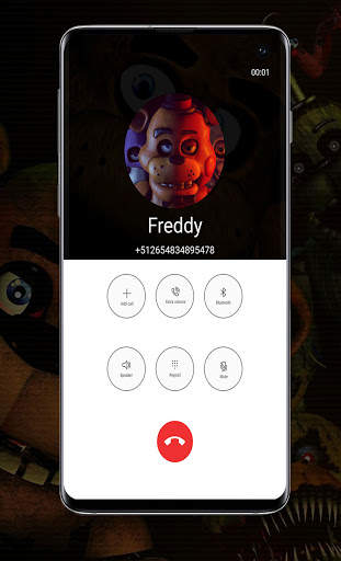 Call with Freddy - Prank fake call Simulator screenshot 2