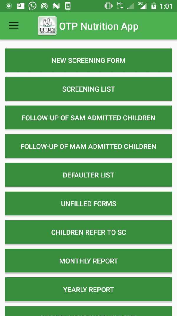 OTP Nutrition App screenshot 1