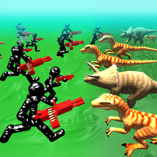 Battle Simulator: Stickman v.s. Dinosaur icon