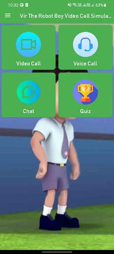 Vir The Robot Boy Video Call screenshot 1