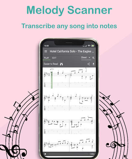 Melody Scanner - Audio to Sheet Music 🎹🎵 screenshot 2