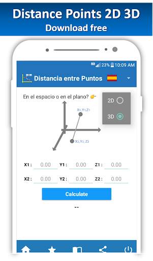 Distance Points 2D 3D Calculator screenshot 7