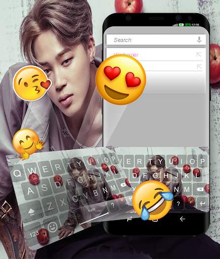 BTS Jimmin Keyboard Theme 2 تصوير الشاشة