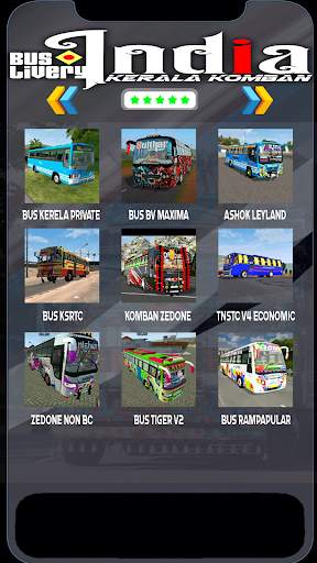 Bus Livery India Kerala Komban screenshot 4