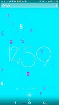Digitle clock LWP screenshot 3