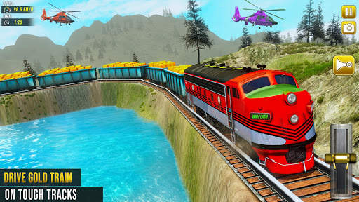 City Train Game Gold Transport screenshot 2