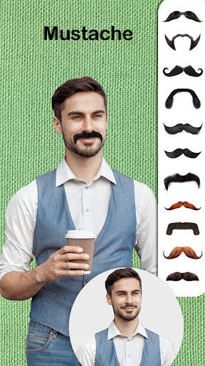 Men Hairstyle Photo Editor 2021: Mustaches & Beard screenshot 12