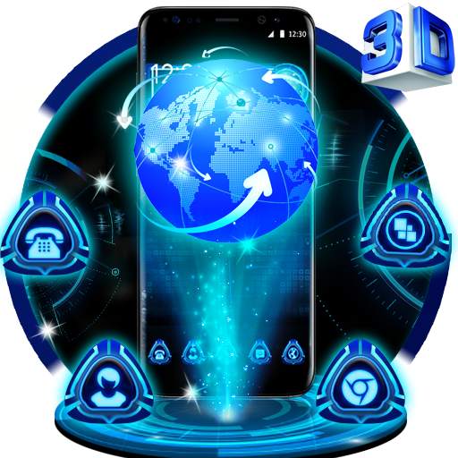 3D Tech Earth Theme Launcher 1.1.5