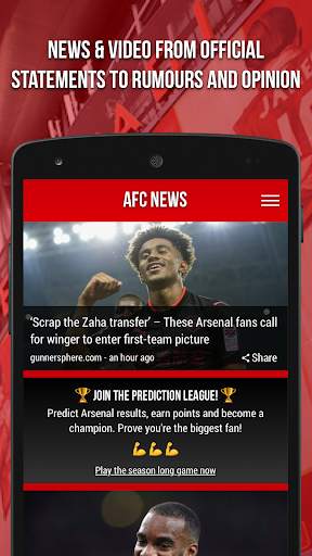 AFC News - Fan App screenshot 1