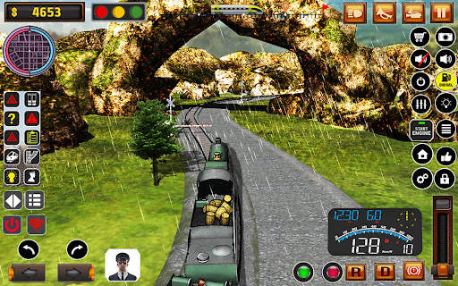 Uphill Train Simulator Game. screenshot 21