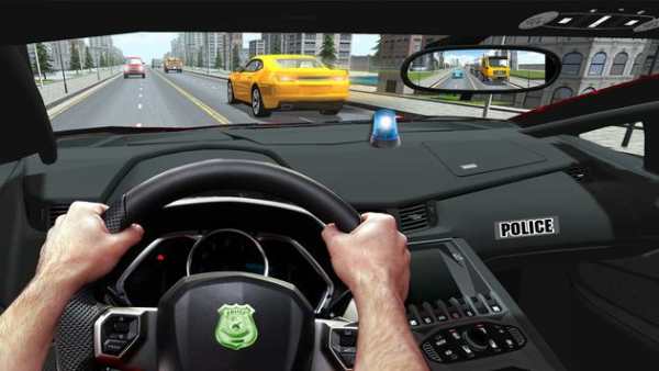 Racing In Police Car screenshot 8