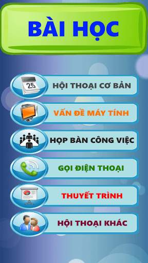 Tiếng Anh văn phòng song ngữ Anh Việt screenshot 2