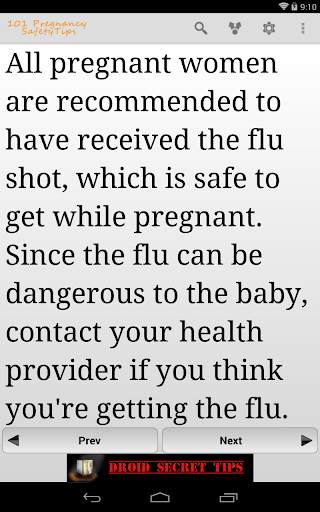 101 Pregnancy Safety Tips Free screenshot 5