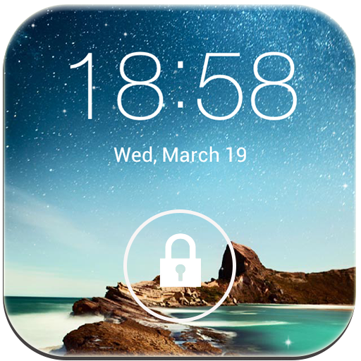 Stars live wallpaper locker icon