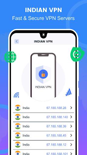 India VPN - Super Fast & Secure VPN - Unblock Site screenshot 1