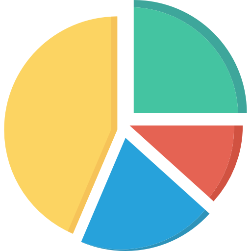 Fraction calculator with steps icon