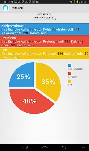 Gesundheit Rechner screenshot 9